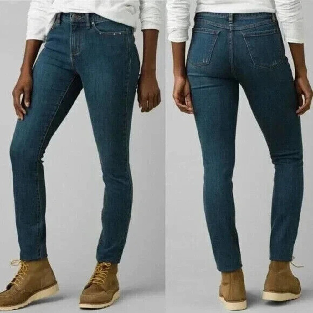 prAna Sienna Jean True Blue Stretch Denim Size 10/30 True Blue MSRP $109